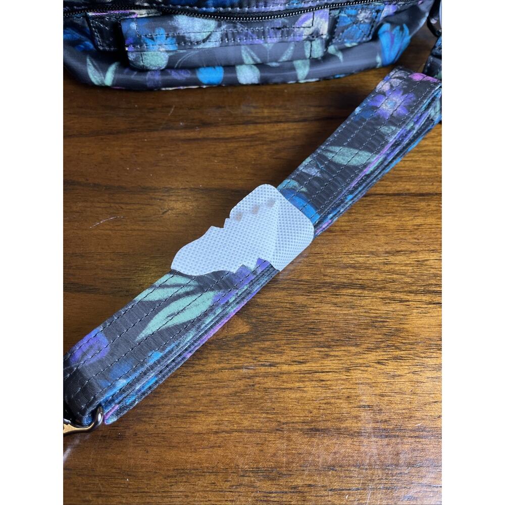 NWT Lug Ranger Crossbody Bag Black Floral Bloom Pattern Matching Rodeo Wallet - Picture 11 of 15